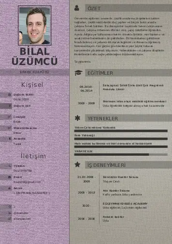 Kuaför Cv Örnekleri cv indir